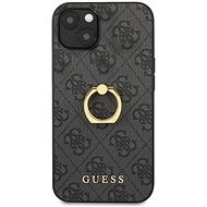 Guess PU 4G Ring Back Cover for Apple iPhone 13 mini, Grey - Phone Cover