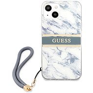 Guess TPU Marble Stripe Back Cover für Apple iPhone 13 Blue - Handyhülle