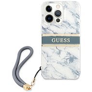 Guess TPU Marble Stripe Back Cover für Apple iPhone 13 Pro Max Blue - Handyhülle