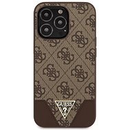 Guess 4G Hard Case Metal Logo Cover für Apple iPhone 13 Pro Brown - Handyhülle