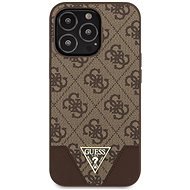 Guess 4G Hard Case Metal Logo Cover für Apple iPhone 13 Pro Max Brown - Handyhülle