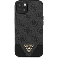 Guess 4G Hard Case Metal Logo Cover für Apple iPhone 13 mini Grey - Handyhülle