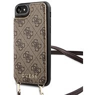 Guess 4G Crossbody Cardslot Case for iPhone 7/8, Brown - Phone Cover