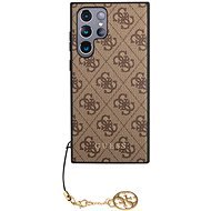 Guess 4G Charms Back Cover for Samsung Galaxy S22 Ultra Brown - Phone Cover