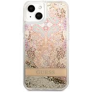 Guess Liquid Glitter Paisley cover for Apple iPhone 13 mini Gold - Phone Cover