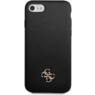 Guess 4G Silicone Metal Logo Case für Apple iPhone 7 / 8/ SE2020 / SE2022 Black - Handyhülle