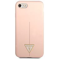 Guess Silicone Line Triangle Case für Apple iPhone 7 / 8 / SE2020 / SE2022 Pink - Handyhülle