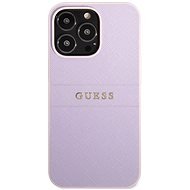 Guess PU Leather Saffiano Cover for Apple iPhone 13 Pro Max Purple - Phone Cover