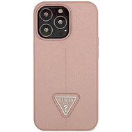 Guess PU Saffiano Triangle cover for Apple iPhone 13 Pro Max Pink - Phone Cover