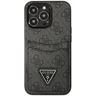 Guess 4G Saffiano Double Card Cover for Apple iPhone 13 Pro Black - Phone Cover