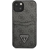 Guess 4G Saffiano Double Card Cover for Apple iPhone 13 Black - Phone Cover