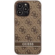 Guess PU 4G Stripe Cover für Apple iPhone 13 Pro Max Brown - Handyhülle