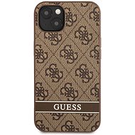 Guess PU 4G Stripe cover for Apple iPhone 13 mini Brown - Phone Cover