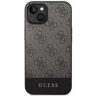 Guess 4G Stripe Back Cover for iPhone 14 Plus Grey - Phone Cover