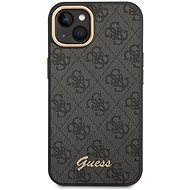 Guess PC/TPU 4G Metal Camera Outline Back Cover for iPhone 14 Black - Phone Cover