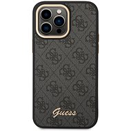 Guess PC/TPU 4G Metal Camera Outline Back Cover for iPhone 14 Pro Black - Phone Cover