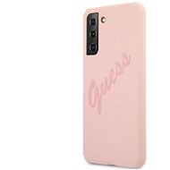 Guess Silicone Vintage Back Cover für Samsung Galaxy S21+ - pink - Handyhülle
