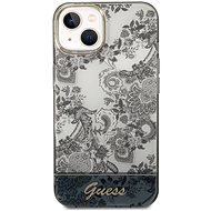 Guess PC/TPU Toile De Jouy Back Cover for iPhone 14 Grey - Phone Cover