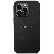 Guess PU Leather Saffiano Backcove für iPhone 14 Pro Black - Handyhülle