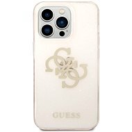Guess TPU Big 4G Full Glitter Back Cover für iPhone 14 Pro Max Gold - Handyhülle