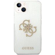 Guess TPU Big 4G Full Glitter Back Cover for iPhone 14 Plus Transparent - Phone Cover