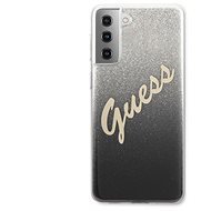 Guess TPU Vintage Back Cover for Samsung Galaxy S21 Gradient Black - Phone Cover