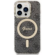 Guess IML 4G MagSafe Zadní Kryt pro iPhone 15 Pro Black - Phone Cover