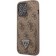 Guess IML 4G Printed Crossbody Zadní Kryt pro iPhone 15 Pro Brown - Phone Cover