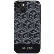 Guess PU G Cube MagSafe Zadný Kryt pre iPhone 15 Black - Kryt na mobil