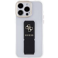 Guess PU Grip Stand 4G Metal Logo Zadní Kryt pro iPhone 15 Pro Max Black - Phone Cover