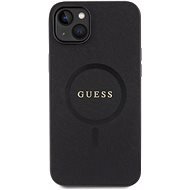 Guess PU Saffiano MagSafe Zadní Kryt pro iPhone 15 Black - Phone Cover