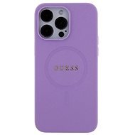 Guess PU Saffiano MagSafe Zadní Kryt pro iPhone 15 Pro Purple - Phone Cover
