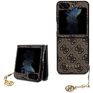 Guess 4G Charms Back Cover for Samsung Galaxy Z Flip 5 Brown - Phone Cover
