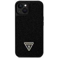 Guess Rhinestones Triangle Metal Logo Kryt na iPhone 13 Black - Kryt na mobil