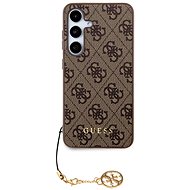 Guess 4G Charms Zadní Kryt pro Samsung Galaxy S24 Brown - Phone Cover