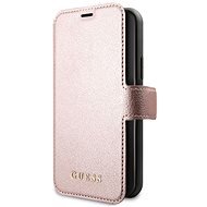 Guess Iridescent Book for iPhone 11 Black/Rose (EU Blister) - Phone Case