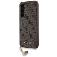 Guess 4G Charms Zadní Kryt pro Samsung Galaxy A35 5G Brown - Phone Cover