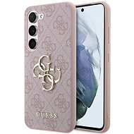 Guess PU 4G Metal Logo Zadní Kryt pro Samsung Galaxy A35 5G Pink - Phone Cover