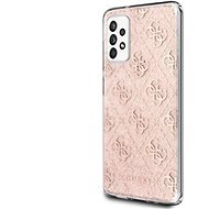 Guess PC/TPU 4G Peony Glitter Samsung Galaxy A52 4G/5G Pink tok - Telefon tok