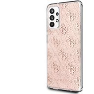 Guess PC/TPU 4G Peony Glitter Samsung Galaxy A32 5G Pink tok - Telefon tok
