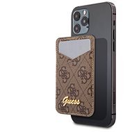 Guess 4G Magnetic Cardslot Triangle Logo, Brown - Mobile Case