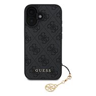 Guess 4G Charm Back Cover for iPhone 16 Grey - Phone Cover