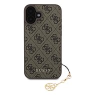 Guess 4G Charm Back Cover for iPhone 16 Brown - Phone Cover