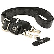 Guess Crossbody Strap PU 4G Metal Logo Black - Phone Lanyard