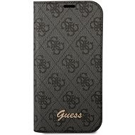 Guess PC/TPU 4G Metal Camera Outline Book Cover für iPhone 14 Black - Handyhülle