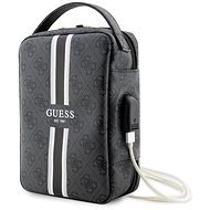 Guess PU 4G Printed Stripes Travel Universal Bag Black - Phone Case