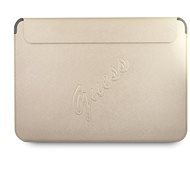 Guess PU Saffiano Computer Sleeve 13" világos arany - Laptop tok