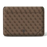 Guess PU 4G Triangle Metal Logo Computer Sleeve 13/14" Brown - Laptop-Hülle