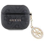 Guess 4G Script PC/PU Charm Case for AirPods 3 Black - Headphone Case