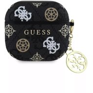 Guess PU 4G Peony Charm Case für AirPods 4 Black - Kopfhörer-Hülle